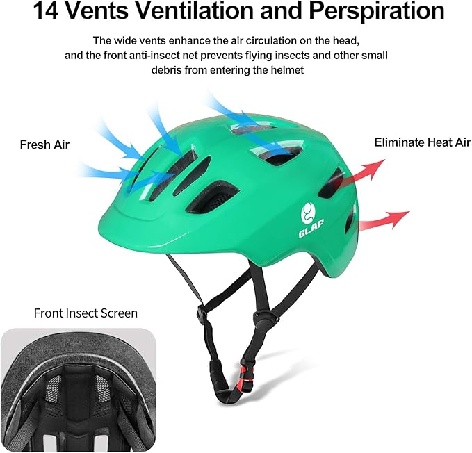 GLAF Baby Bike Helmet Toddler Helmets for 1 Year Old and up Infant Girls Boys Multi Sport Adjustable for Scooter Bicycle Kids Youth Child Skateboard Safety Cycling