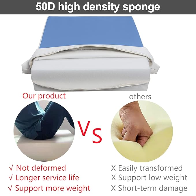 Kalawen Upgraded 2Pcs PU Washable Straps Safety Buckle Toddler Booster Seat for Kitchen Chair, Portable Travel