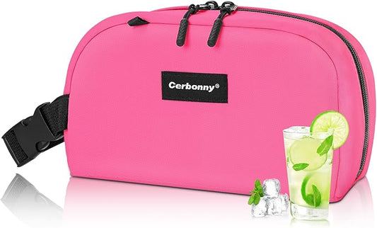 Cerbonny Small Cooler Bag Freezable Lunch Bag for Work School Travel, Leak-proof, Insulated, Suitable for 3+