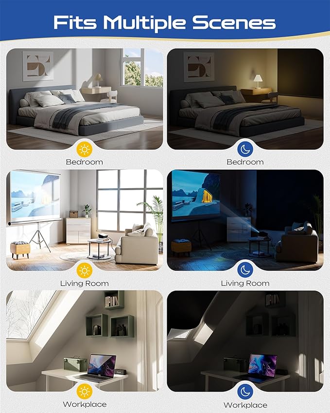 26" W x 48" L 100% Portable Blackout Curtains, Total Darkness No-Drill Black Out Window Cover,Temporary Blackout Shades with Hook & Loop Tape, for Bedroom, Nursery, Dorm, Travel (Black)