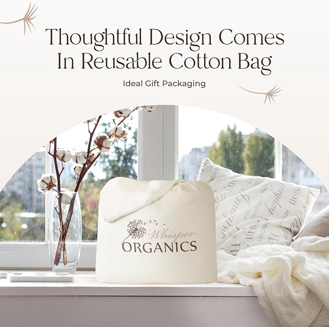 Organic Waterproof Mattress Protector Cal King - 100% Waterproof Mattress Pad with Extra Soft Quiet & Breathable Triple Layer Protection - GOTS Certified Machine Washable Deep Pocket Design (Cal King)