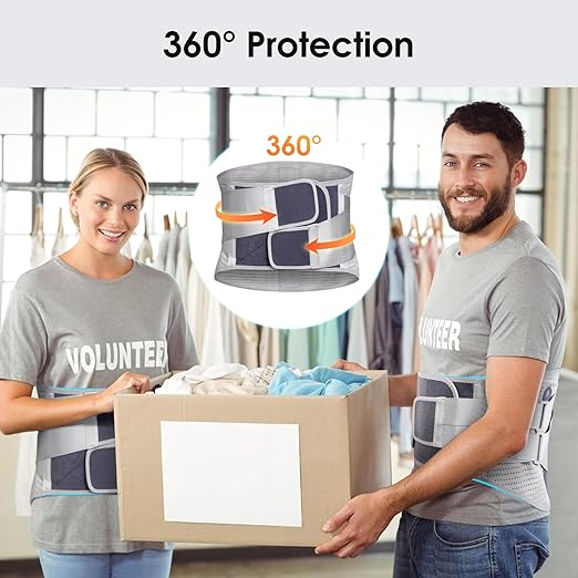 Elastic Abdominal Binder Lower Waist Support Belt, Post Surgery Postpartum Belly Band Wrap Back Support Belt Stomach Compression Wrap Waist Recovery for Men and Women (Medium)