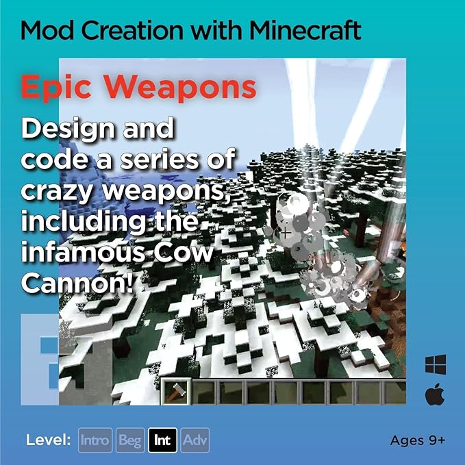 Coding for Kids with Minecraft - Ages 9+ Learn Real Computer Programming and Code Amazing Minecraft Mods with Java - Award-Winning Online Courses (PC & Mac)