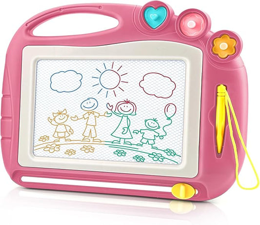 Magnetic Drawing Board, Toddler Toys for Age 1 2 3 Boys Girls, Toddler Drawing Board, Birthday Easter Christmas Halloween Kids Toy Gifts for Boys and Girls