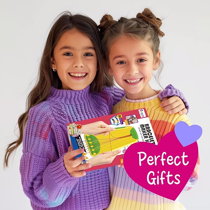 Bracelet Making Kit for Girls - Friendship Bracelet Kit - Christmas Gifts for Ages 6 7 8 9 10 11 12 Year Old Girl Birthday Gifts, Arts and Crafts for Kids Ages 8-12 Teen String Bracelets DIY Maker