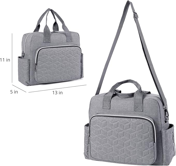 GOGOSO Crossbody Small Diaper Bag, Cute Mini Baby Diaper Tote Bags with Insulated Pockets for Traveling Outdoor Parent,l, Baby Necessities Bag