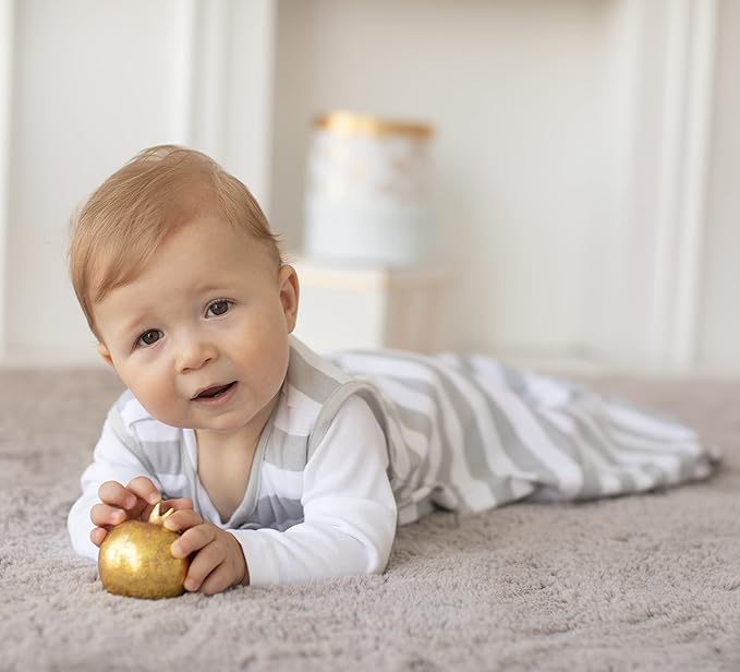 Mama Cheetah Baby Sleep Sack 2.5 TOG, Organic Cotton Baby Wearable Blanket with Two-Way Zipper, Swaddle Transition Baby Sleeping Bag for Newborn Infant Toddler Boy Girl, 12-18 Months