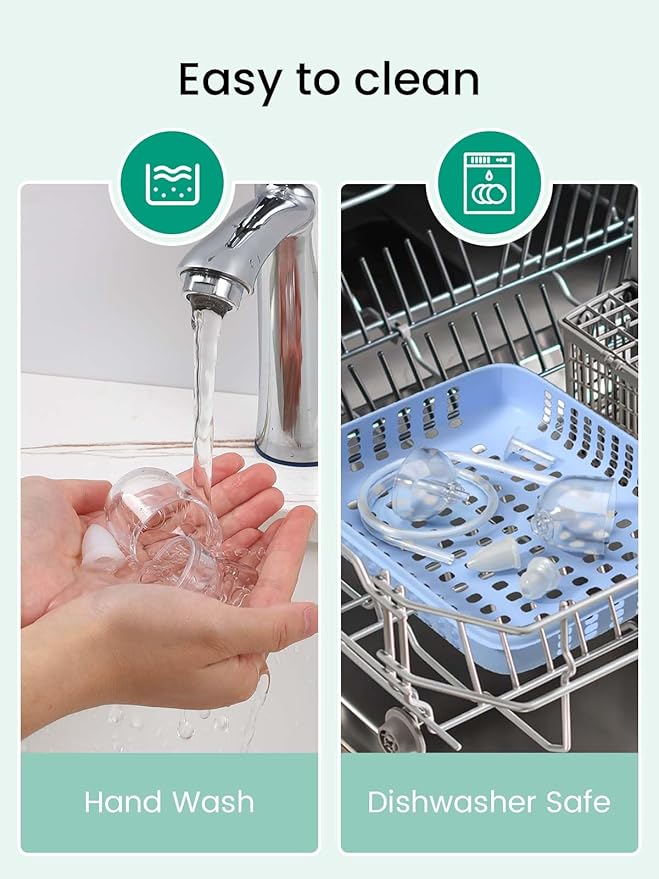 GROWNSY Electric Nose Suction for Baby, Hospital-Grade Nasal Aspirator with Night Light,Soothing Lullabies, Baby Nose Sucker with 9 Adjustable Suction Levels