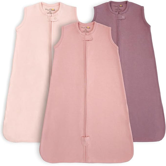 Mama Cheetah Baby Sleep Sack 0.5 TOG, Organic Cotton Baby Wearable Blanket with Two-Way Zipper, Swaddle Transition Baby Sleeping Bag for Newborn Infant Toddler Boy Girl, 0-6 Months