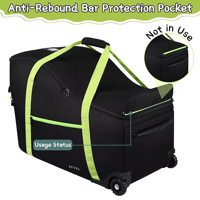 Baby Car Seat Travel Bag Fit Chicco Keyfit 35 and Anti-rebound Bar Base, Doona Car Seat Stroller and Base, Nuna Pipa Travel Bag, Infant Car Seat Bags for Air Travel, Doona Travel Bag