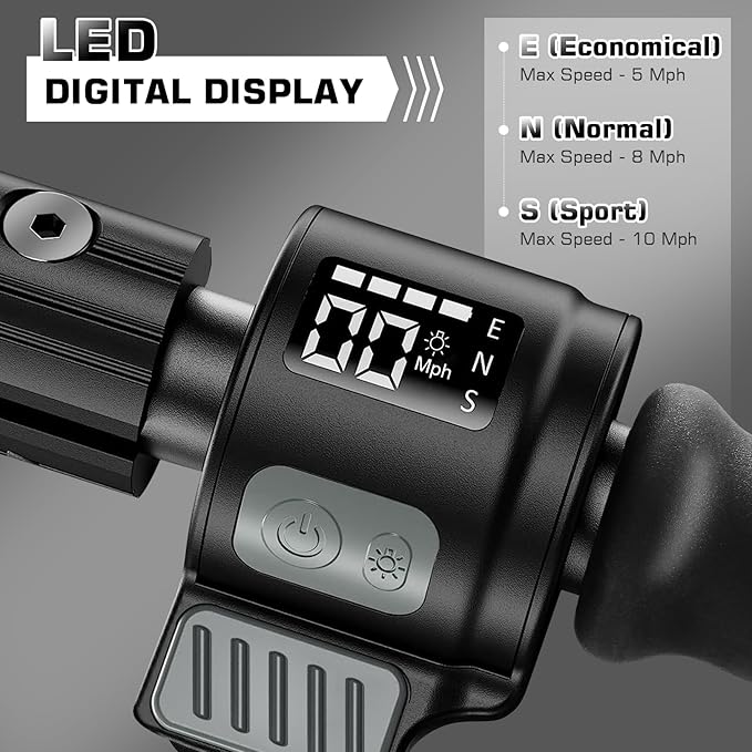 Caroma Electric Scooter for Kids Ages 6-12,150W/180WMotor,10 MPH Max Speed & 7 Miles,Colorful Lights,Adjustable Height & Speed,LED Display,Foldable Kids Electric Scooter 132 Lbs Max Load,Idea Gift