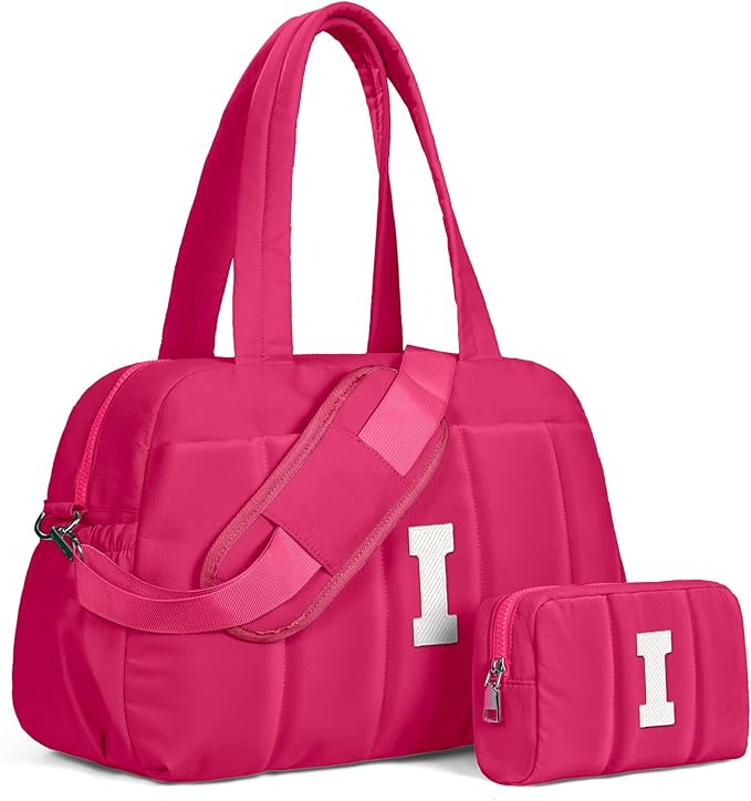 Dance Bag, Kid Weekender Bags，Teen Girl Gifts-Overnight Bag with Wet Pocket，Lightweight Travel Tote Personalized Cheer Bags with Makeup Pouch