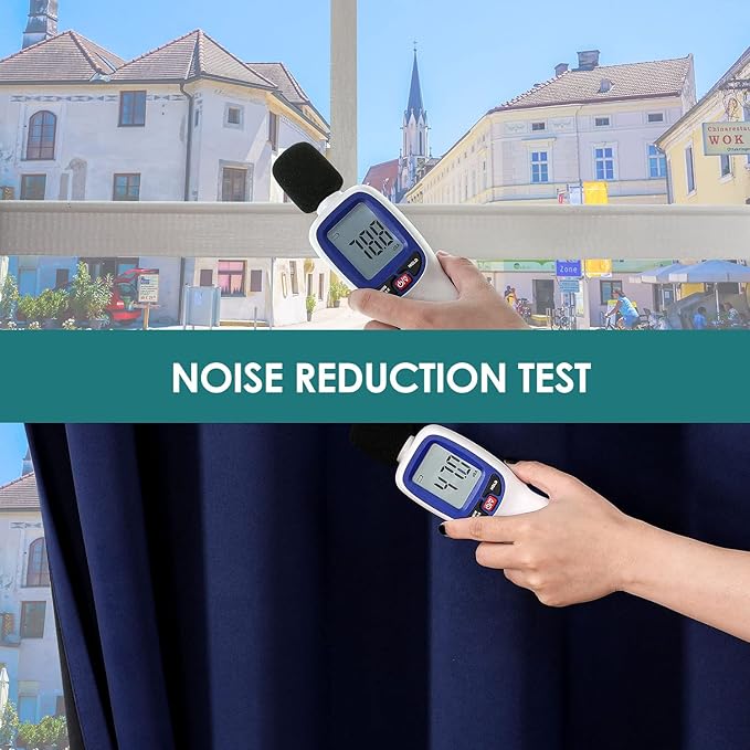 ChrisDowa 100% Blackout Curtains for Bedroom with Black Liner, 2 Thick Layers Total Blackout Thermal Insulated Grommet Small Window Curtains 2 Panels Set (Navy Blue, 42 x 54 Inch)