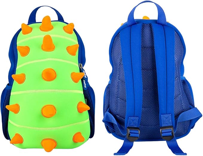 JiePai Dinosaur Toddler Backpack Waterproof 3D Cartoon Kids Backpack for Boys