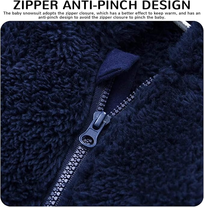 Baby Boy Girl Snowsuit Winter Warm Clothes Coat Infant Jumpsuit Toddler Outfit