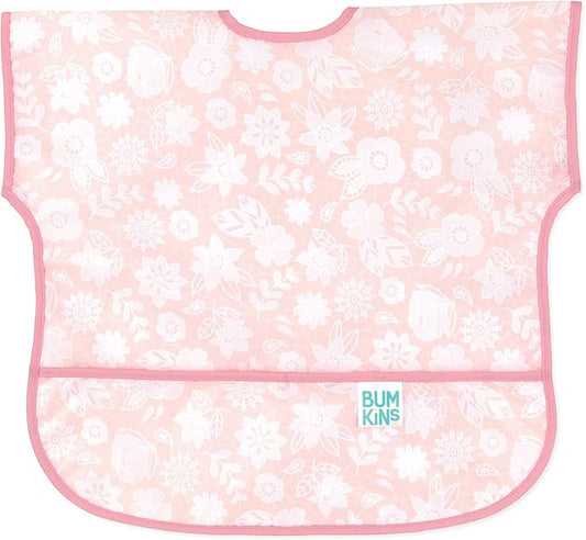 Bumkins Bibs - Toddler Bibs, Waterproof, Large for 1-3 Years, Short Sleeve