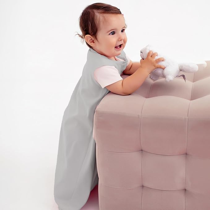 Mama Cheetah Baby Sleep Sack 0.5 TOG, Organic Cotton Baby Wearable Blanket with Two-Way Zipper, Swaddle Transition Baby Sleeping Bag for Newborn Infant Toddler Boy Girl, 18-24 Months