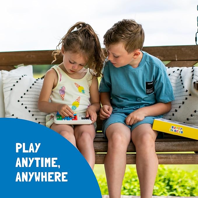 GiiKER Super Blocks STEM Toys – Pattern Matching Puzzle Game with 1000+ Challenges, Brain Teaser Toy for Kids & Teens, Travel Game & Birthday Gift for Boys and Girls