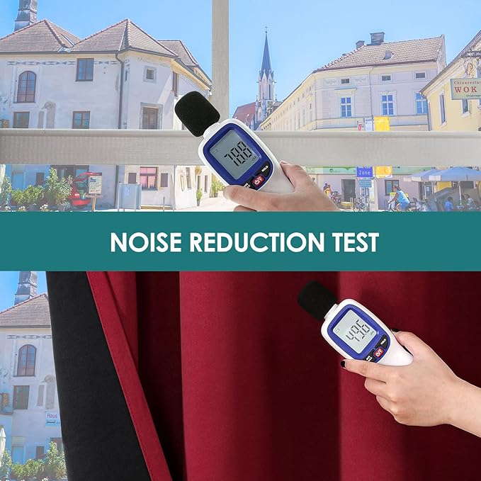 ChrisDowa 100% Blackout Curtains 84 inch Long for Bedroom with Black Liner, 2 Thick Layers Total Blackout Thermal Insulated Grommet Window Curtains 2 Panels Set (Burgundy, 38 x 84 Inch)