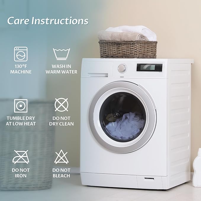 California King Size Waterproof Mattress Protector Fitted Quilted Mattress Pad Cover with Deep Pocket Up to 18''