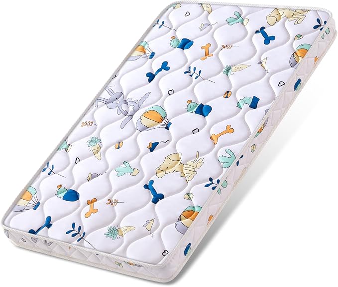 Baby Bassinet Mattress 32x 18 inches- Firm Support and Comfort Premium Foam,Noiseless and Odorless,Hypoallergenic Small Crib Mattress, Fits Moses Basket, Dual Sided with Soft Breathable Fabric