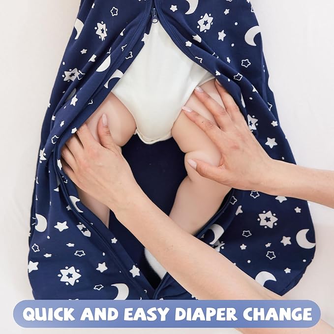 Yoofoss Baby Sleep Sack 12-18 Months Baby Wearable Blanket 100% Organic Cotton 2-Way Zipper TOG 0.5 Toddler Sleeping Sack 3 Pack, Lightweight Sleep Sacks for Babies