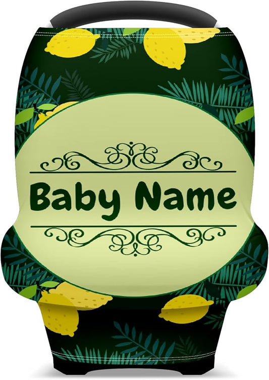 Baby Car Seat Stroller Cover Nursing Cover New Mom Breastfeeding Scarf Soft Stretchy Infant Carrier Cover Car Canopy Coverage