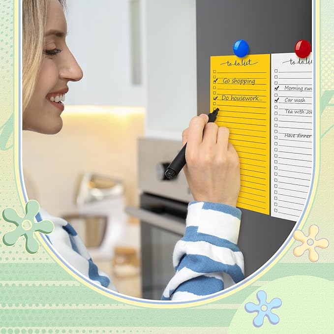 Censen 10 Pack 500 Sheets To Do List Notes Daily Checklist Notepads with 50 Sheets Each Undated Color Memo Pad Block Shopping List Pad Weekly Plan Notepad Organizer Planners(Assorted Color,Lined)