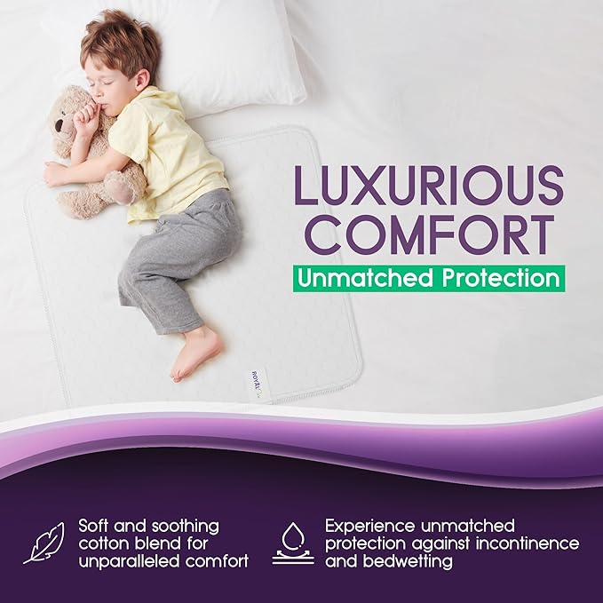 Incontinence Bed Pads - Big Size - Reusable Waterproof Underpad Chair, Sofa and Mattress Protectors - Highly Absorbent, Machine Washable - for Children, Pets and Seniors (36x72 (Pack of 1), Green)