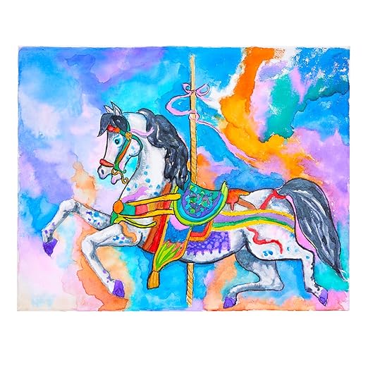 Colorations Liquid Watercolor Paint, 8 fl oz, Yellow, Non-Toxic, Painting, Kids, Craft, Hobby, Fun, Water Color, Posters, Cool effects, Versatile, Gift