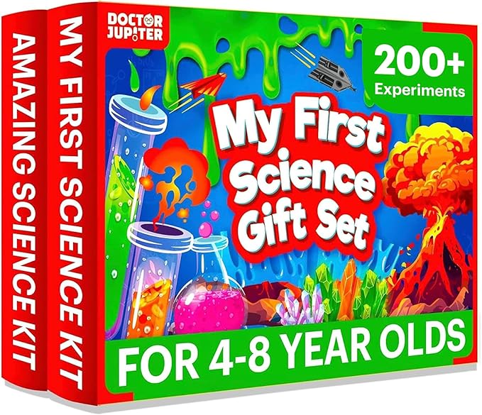Doctor Jupiter My First Science Gift Set for Kids Ages 4+ | Set of My First Science Kit & Amazing Science Kit | Birthday Gift Ideas for 4-5-6-7-8 Year Old Boys & Girls | STEM Learning & Education Toys