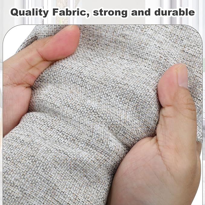 75 Quarts Extra Large Decorative Storage Bins with Lids, 3 Packs Beige Collapsible Storage Bins with Lids, Stackable Storage Bins Decorative Box Storage With Lid Extra Large