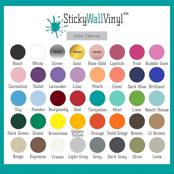 Custom Name & Heart Wall Decal- Baby Boy Girl Unisex - Nursery Decal for Home Bedroom Children - Wall Sticker (397) (52" Wide x 19" high)