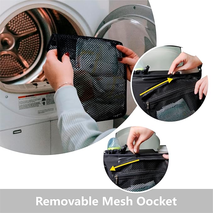 TOPDesign Universal Baby Stroller Organizer, Stroller Caddy with Detachable Mesh Bag & Heightened Insulated Cup Holders & Non-Slip Secure Hooks Accessories, Fits Most Strollers (Donuts)