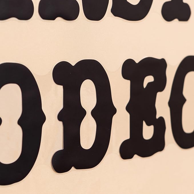 First Rodeo Wall Decal - Western Cowboy Theme First Birthday Party/Baby Shower Party Decorations Supplies Wall Stickers, Rodeo Sign Balloon Arch Backdrop and Party Backdrop Decorations Decals