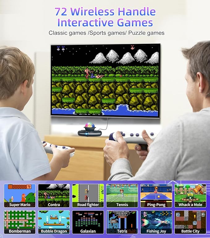 FWFX Electronic Dance Mat for TV, 2-Player Dancing Game for Kids & Adults, Wireless Musical Dance Pad for Family Party Games, Exercise, Yoga Fitness, Ideal Christmas & Birthday Gift for Boys and Girls