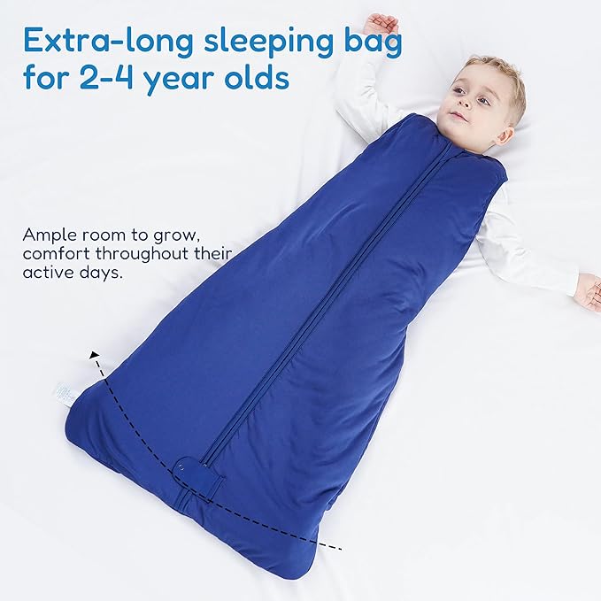 TotAha Toddler Sleep Sack 1.0 TOG for 2T-3T-4T, Soft Wearable Blanket Baby Sleeping Bag with 2-Way Safe Zippers, All Season Sleepsacks for Girl Boy