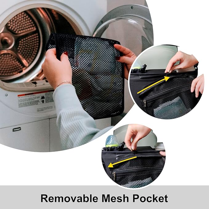 TOPDesign Universal Baby Stroller Organizer, Double Stroller Caddy with Detachable Mesh Bag & Heightened Insulated Cup Holders & Non-Slip Secure Hooks Accessories, Fits Most Strollers (Green)