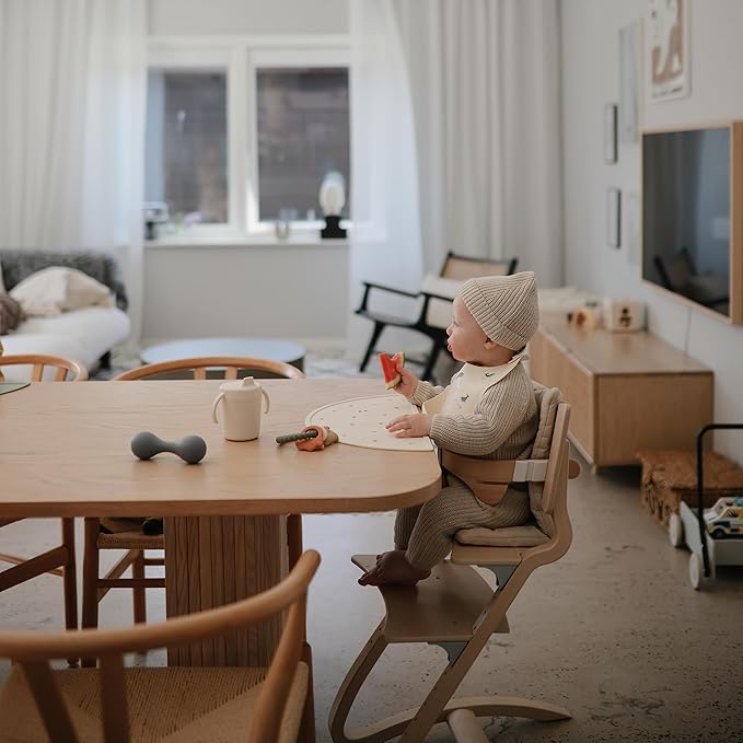 mushie Silicone Baby Shaker Rattle Toy | Ages 3+ Months (Tradewinds)