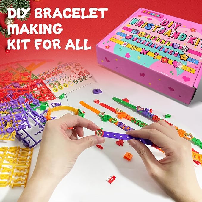 Art & Craft Kits for Kids, DIY Friendship Bracelet Making Kit for Girls, Jewelry Making, Halloween Gifts for Ages 5-12, Toys for Ages 5, 6, 7, 8, 9, 10, 11, 12 Years Old, Party Craft Activity