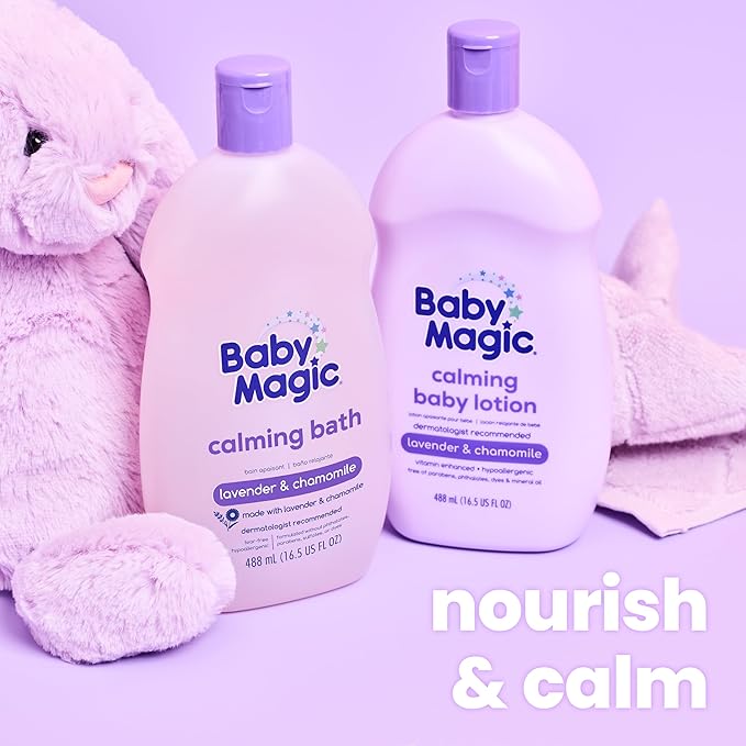 Baby Magic Calming Baby Bath, 16.5 Fl Oz