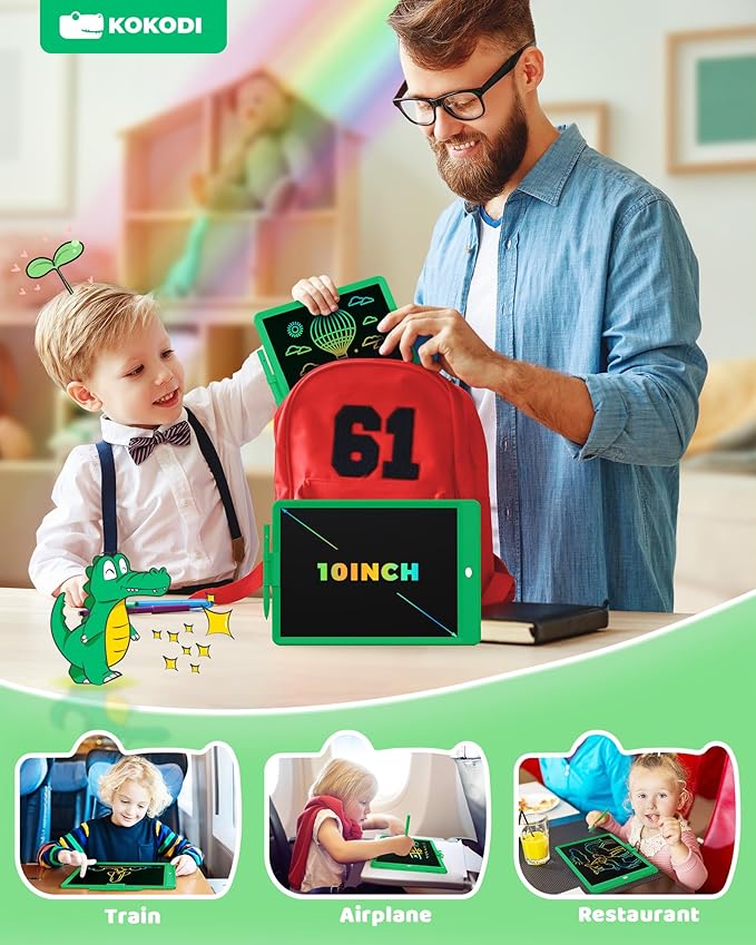 KOKODI 10 Inch LCD Writing Tablet-Green