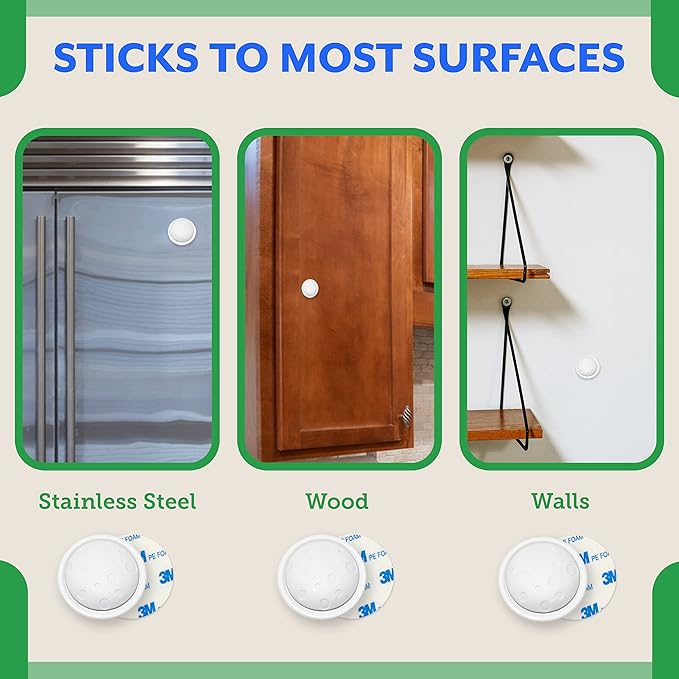 Eco-Baby Universal Replacement Keys for Magnetic Cabinet Locks [3 Universal Keys] Child Safety for Drawers and Cabinets - 3 Keys for Child Proof Kitchen Bathroom Cabinet Locks