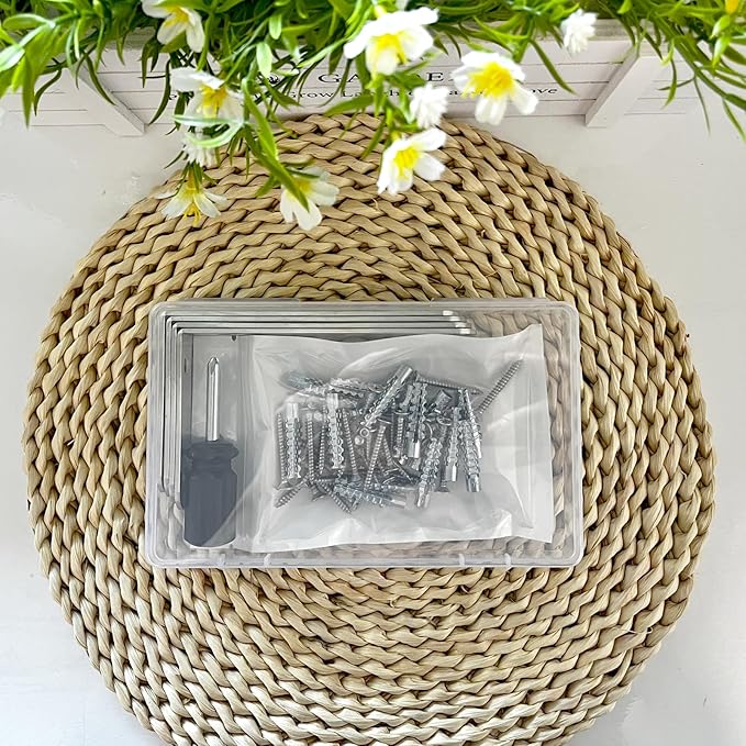 Furniture Anchors, Anti Tip Furniture Wall Anchor for Baby Proofing, Prevent Falling Furniture (Fixed 4 Items II)