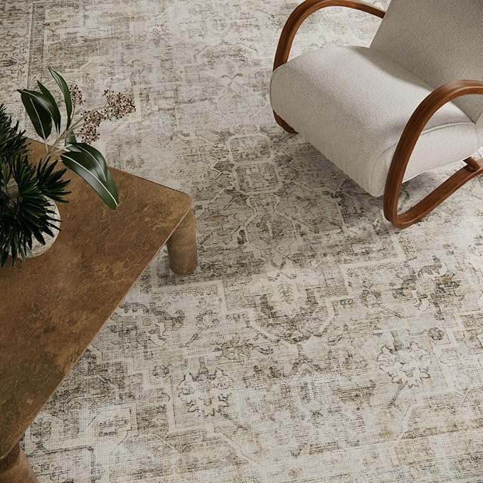 Machine Washable Throw Rugs for Entryway: Door Mat Indoor Entrance 4x6 Small Rug Stain Resistant Non-Slip Low Pile Soft Carpet for Kitchen Front Door Indoor Entry Bathroom Bedroom