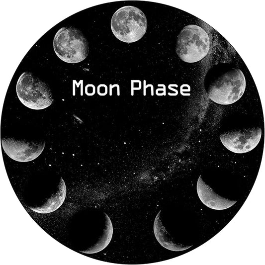 Orzorz Slide Discs Star Projector Galaxy Light Home Planetarium Projector (Work Star Projector) (Moon Phase)