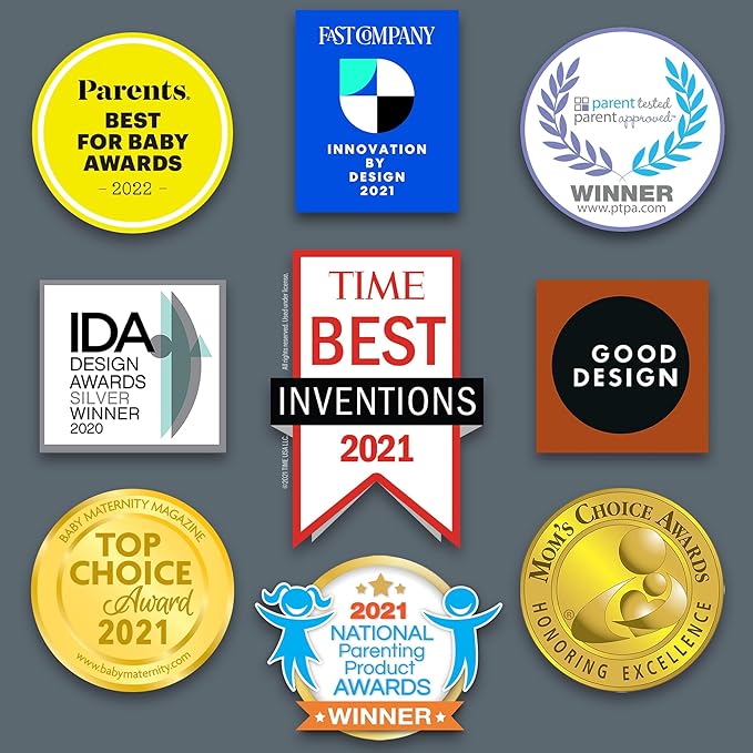 Chicco Duo 9oz. Hybrid Baby Bottle with Invinci-Glass Inside and Plastic Outside | Dishwasher, Bottle Warmer, and Electric Sterilizer Safe | Intui-Latch Nipple | Clear/Pink, 2pk