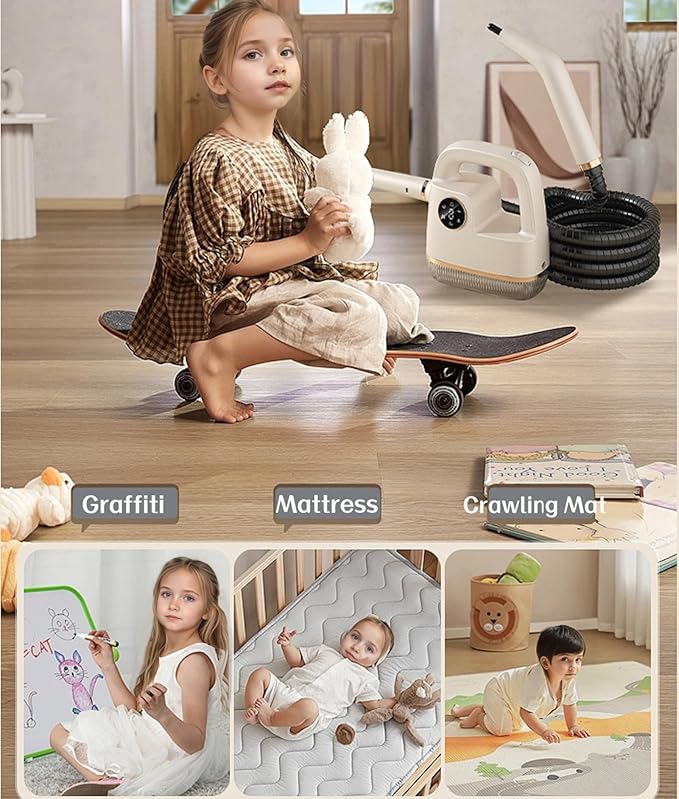 Handheld Steam Cleaner [One Click Clean] Steamer for Cleaning 10-in-1 High Pressure Steam Cleaner for Home/Car Detailings/Fabric etc. Separate Design|Digital Display|Two Cleaning Methods