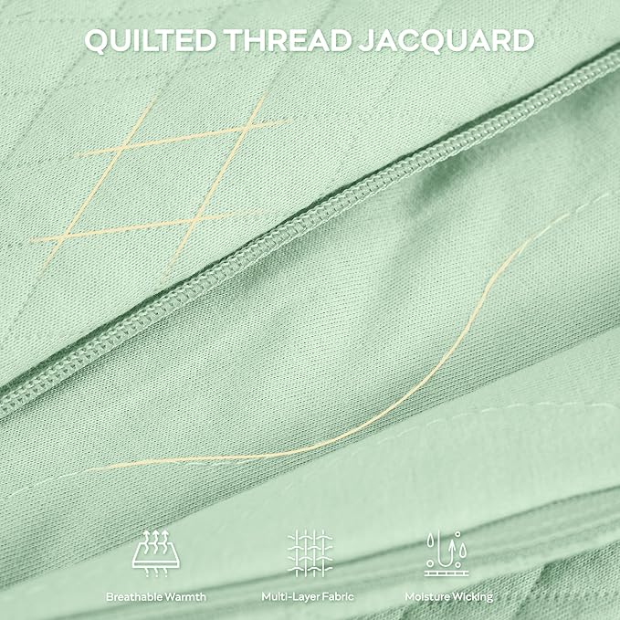 JELLYMONI Baby Sleep Sack TOG 2.5, 12-18 Months Winter Baby Wearable Blanket, 100% Cotton Infant Sleeping Sack 2-Way Zipper Warm Quilted Sleepsack