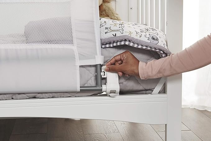Regalo Swing Down Crib Rail, with Reinforced Anchor Safety System